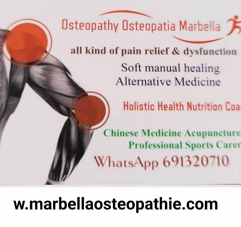 Holistic Belgian osteopath Marbella